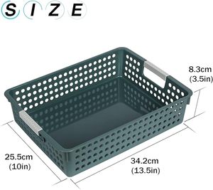 <b>Storage</b> <b>Paper</b> Tray A4 <b>Paper</b> <b>Paper</b> Trays for Classroom Desktop <b>Storage</b> Basket Sundry <b>Box</b> Kindergarten Rectangular <b>Storage</b> Basket - Product Image 2
