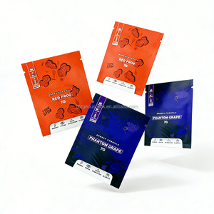 Custom Whey Protein Powder 3 Side Seal Printed Sample Sachet Ziplock Zipper Cosmetic Packaging Plastic Mylar Pouch <b>Bag</b> For Logo - Product Image 4