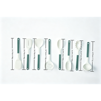 Ensemble d'ustensiles de cuisine en silicone 8 pièces de marque RO, résistant à la chaleur, de qualité alimentaire, avec trou de suspension simple, en TPR – Vente chaude