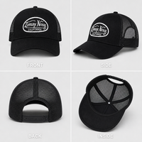 Casquette Trucker à Dos en Maille avec Logo Personnalisé, Visière Courbée, Respirante, 5 Couleurs Assorties, Snapback, Patch Brodé, Sport, Vente en Gros, OEM