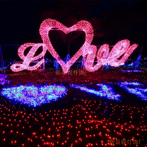 Valentine Heart Cluster <b>Light</b> - Neon Rope <b>Light</b> with <b>Timer</b> for Romantic Indoor Decor - Product Image 3