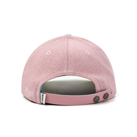 Casquette de baseball unisexe à deux tons personnalisée, 5 panneaux, respirante, imperméable, avec logo brodé en 3D, design sportif, blanc rose
