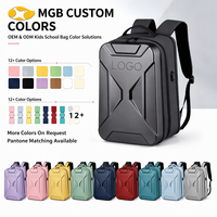 Fournisseur ODM OEM, vente en gros, sacs à dos pour ordinateur portable à coque rigide avec logo personnalisé, poche de séparation pour articles secs et humides, sac de jeu 17 pouces avec port USB