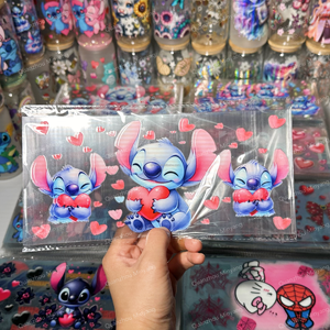 قائمة جديدة 16 أوقية أوف DTF التفاف أكواب بهلوان كوب قوطي يلتف ملصقات جاهزة للسفينة دائم قابل للغسل الزجاج نقل DTF للأكواب - Product Image 1