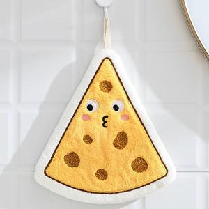 Toalla de Mano Colgante de Estilo Coreano con Dibujos Animados, de Tres Capas, de Felpa de Coral Engrosada, de Secado Rápido, para Cocina - Product Image 4