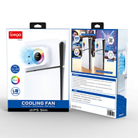 Ventilateur de refroidissement PG-P5S019 pour console PS5 Slim, refroidisseur à détection automatique de température pour console PS5 Slim, ventilateur LED