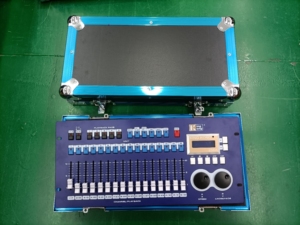 Chuyên nghiệp DMX512 sắt điều khiển cho Đảng DJ Chiếu sáng 220V AC Dim màu xanh giao diện điều khiển - Product Image 4