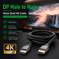 Câble d'extension WISTAR de haute qualité 1,8 m, convertisseur DP vers DP 4K 60 Hz