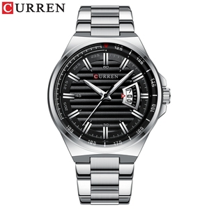 CURREN 8375 Orologi da Uomo Moda Casual Movimento al Quarzo Giapponese Cinturino in Acciaio Inossidabile Design Trendy Orologio da Polso di Lusso per Affari - Product Image 6