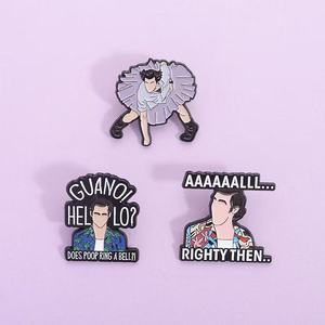 Pin in lega di zinco nero nichel placcato TV e <span class=keywords><strong>Film</strong></span> personaggio Detective smalto Pin-regalo per gli appassionati di cinema e gli amici - Product Image 1