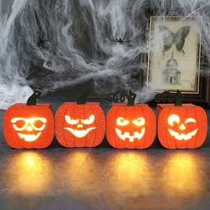 Nouveauté : Accessoires de déguisement d'Halloween, lanterne citrouille lumineuse à LED et masque de fantôme, très demandés - Product Image 4