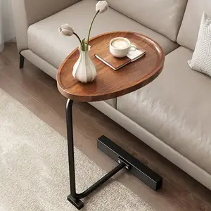 Modern Design PVC Sofa Side Table, Lucite Desk /Chair Table With Magazine Rack, Glass Furniture Side/ Coffee/ Dinning Table