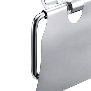 Portarrollos de Papel Higiénico de Zinc al por Mayor 2025, Soporte de Papel Higiénico Montado en la Pared, Cromado para Baño - Product Image 3