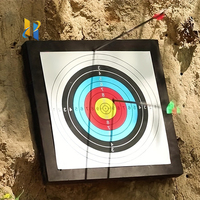 Cibles de tir à l'arc de haute qualité et durables de la marque HYH, modèle HYH-FT002, 50 cm x 50 cm, épaisseur de 10 cm, 1500 g, mousse EVA pour la chasse à l'arc et à la flèche