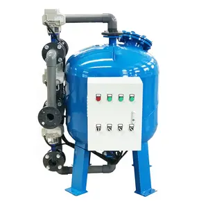 Filtro de arena rápido para tratamiento de agua, 30m, 3/hr, lavado automático, 1,2 m de diámetro, tanque de Filtro de acero