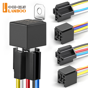 Relais automobile universel LANBOO 12V/24V DC 30A 40A 80A 4 broches 5 broches en fer/plastique/sans isolation avec protection par <span class=keywords><strong>fusible</strong></span> - Product Image 6