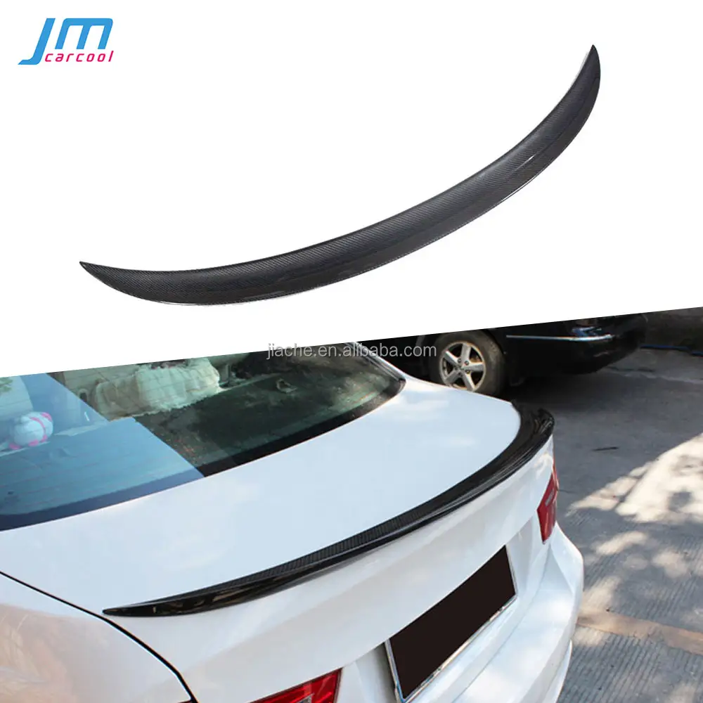 3 serie Carbon Fiber Rear Spoiler Wing Voor BMW E90 350i 325i 2005-2012 P Stijl Kofferbak Spoiler