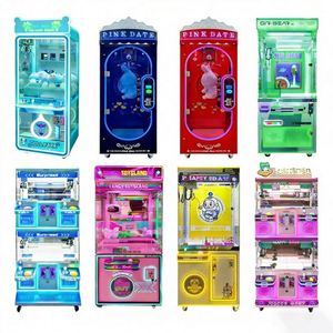 Armoire de jeu attrape-dinosaures avec machine à griffes à monnayeur en acier inoxydable, jeu de grue d'arcade pour enfants, unité de stand de jeu pour fêtes - Product Image 2