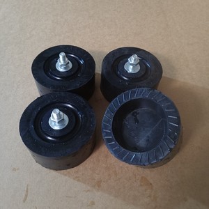 Coussinets anti-vibrations ronds en caoutchouc de 69 mm pour unité extérieure de climatiseur, réduction du bruit et amortissement - Product Image 2