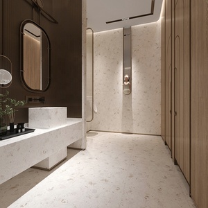 Azulejo <span class=keywords><strong>de</strong></span> <span class=keywords><strong>terrazo</strong></span> <span class=keywords><strong>de</strong></span> grano grande para suelo <span class=keywords><strong>de</strong></span> baño, azulejo antideslizante para sala <span class=keywords><strong>de</strong></span> estar, proyecto <span class=keywords><strong>de</strong></span> azulejo antiguo, color Beige, 600x600 - Product Image 4