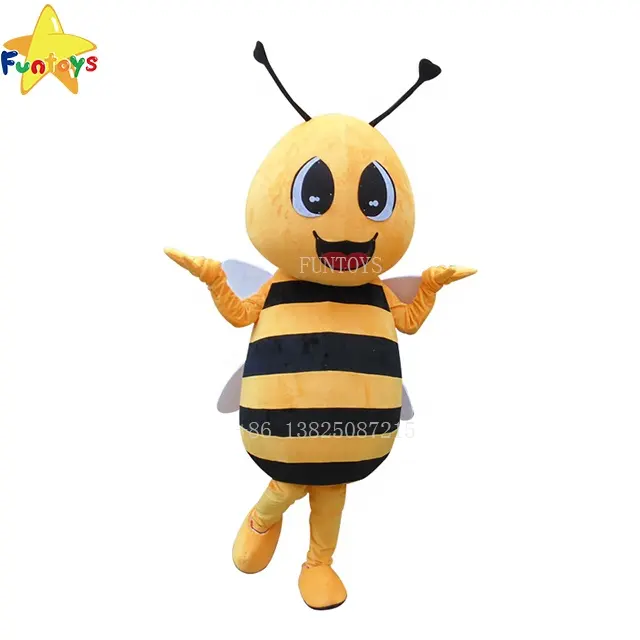 Funtoys Customized cartoon Bee clothing mascot costumes for adult