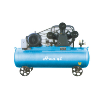 Compresseur d'air électrique triphasé personnalisé de 7500 W, 8 bars, 180 L, à piston et entraînement par courroie