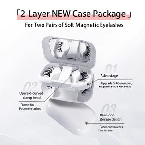 ขนตาแม่เหล็กแบบนุ่ม ดูเป็นธรรมชาติ น้ำหนักเบา ติดง่ายด้วยคลิป ขนตาปลอมแม่เหล็กแบบใหม่ กันน้ำ ชุดขนตาแม่เหล็กนุ่ม - Product Image 2