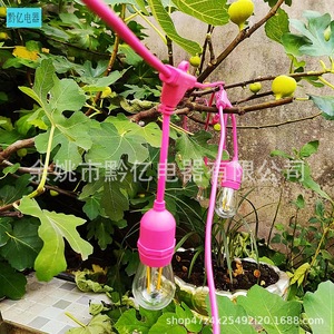 <b>Led</b> <b>Light</b> Strings E27 E14 Outdoor Waterproof Warm White Plastic Body 25000 Hours Lifespan Ce Certified - Product Image 3