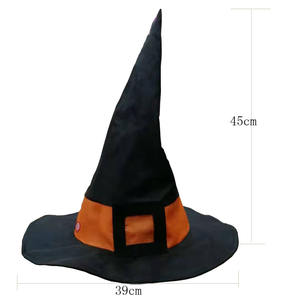 Wish-Sombrero <span class=keywords><strong>de</strong></span> <span class=keywords><strong>bruja</strong></span> personalizado para Halloween, accesorios animados, decoración, superventas - Product Image 1