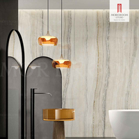 1200x2400mm Grands Carreaux Multicolore Onyx Fossil Designs Porcelaine Dalle Onyx Pierre pour Salle De Bains Décoration Murale