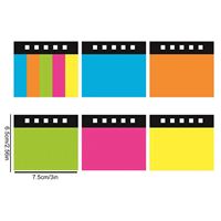 Set de Papelería Portátil Moderno para Cuaderno, Personalizado, con 5 Etiquetas Adhesivas de Índice, 5 Tipos de Blocs de Notas, Encuadernación en Espiral, Papel para Minutas de Reuniones