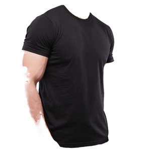 100% Cotton Knitted Blank T-<b>Shirts</b> High Quality OEM Logo Custom Design <b>Silk</b> Screen Printing - Product Image 3
