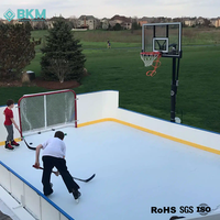 Dalles de patinoire synthétique à glace artificielle personnalisées en UHMWPE pour sols de hockey