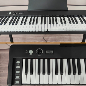 <span class=keywords><strong>Piano</strong></span> numérique pliable à 61 touches, portable, intelligent, MIDI USB, Bluetooth, pour l'apprentissage musical des étudiants, 8610 - Product Image 6