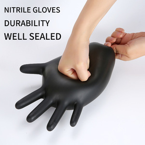 Gants en nitrile épaissis 24 cm, étanches, de protection, jetables, de sécurité - Product Image 3