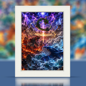 MS Wholesale - Productos de Impresión Artística Premium de Edición Limitada de Anime Japonés Pokemoned, Decoración con Marco Extendido, Artículos para Fiestas - Product Image 1