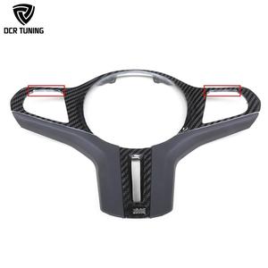 Garniture de <span class=keywords><strong>Volant</strong></span> en Fibre de Carbone Sèche F90 M5 pour BMW M8 F91 F92 F93 X3M F97 X4M X5M 2020-22 <span class=keywords><strong>Couvre</strong></span>-<span class=keywords><strong>Volant</strong></span> Intérieur en Carbone Forgé - Product Image 2