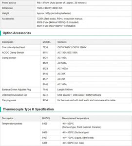 Kyoritsu KEW 1062 Précision de base de 0,02 % Garantie d'un an Électronique - Product Image 6