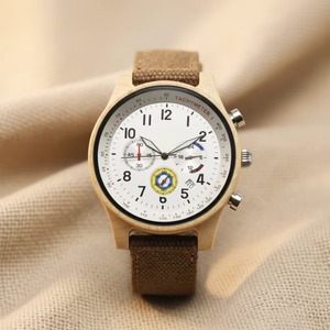 Reloj de Cuarzo de Lujo para Hombre con Cronógrafo, Correa de Alta Calidad con Elegante Caja de Madera, Accesorio de Moda Masculino - Product Image 1