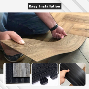 Nouveau revêtement de <span class=keywords><strong>sol</strong></span> PVC imperméable de qualité supérieure, design en planches de 6 mm, anti-rayures, adhésif pour pose DIY, revêtement de <span class=keywords><strong>sol</strong></span> en vinyle <span class=keywords><strong>plastique</strong></span> LVT - Product Image 2