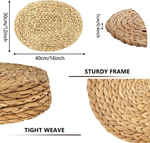 Platos de Bambú Ovalados Tejidos, No Tóxicos, para Servir Comida en Fiestas - Product Image 2