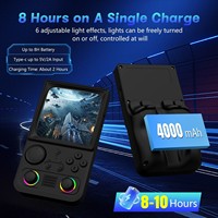 Consola de Juegos Retro Portátil R36Ultra X, Pantalla de 4.5 Pulgadas, Resolución de 1024x768, Batería de 3000 mAh, Wi-Fi, Linux, 64 GB, Rockchip RK3326, Juegos