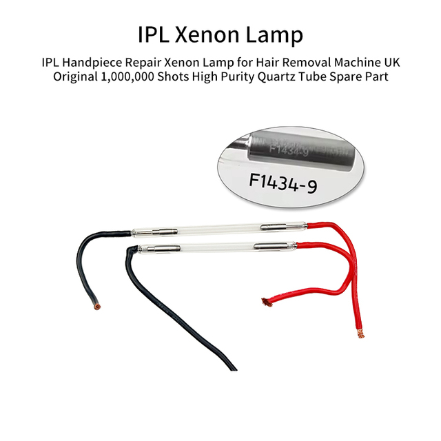 Xenon Flash Lamp for IPL Machine Handle Replacement UK Original 765140mm Quartz Tube