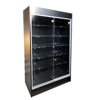 Comptoir de présentation personnalisé en verre trempé avec cadre en aluminium, écologique, pour supermarché - Vente chaude