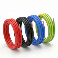 Câble électrique rigide isolé en PVC, fil de cuivre massif monoconducteur BV 1,5 mm², 100 m/rouleau, directement de l'usine, pour câblage de bâtiment