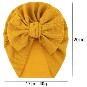 Diadema con lazo grande para bebé, <span class=keywords><strong>turbante</strong></span> para madre <span class=keywords><strong>y</strong></span> yo, sombreros de bebé, accesorios para el cabello, gran oferta - Product Image 3