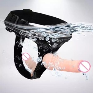 Hot Verkopen Dubbele Kop Kunstmatige Rubber Penis Lesbische Seksspeeltje Realistische Enorme Riem Op Dildo Met Riem - Product Image 3