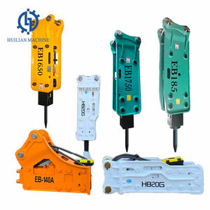 HB20G Top Rock <span class=keywords><strong>Hammer</strong></span> PC200-7 ZX200 DX180 DX220 <span class=keywords><strong>SH200</strong></span> SH210 Disjuntor Hidráulico para 18-21 Toneladas de Peças de Escavadeira - Product Image 6
