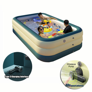 <span class=keywords><strong>Piscine</strong></span> gonflable pliable rapide en PVC pour le voyage, la randonnée, le <span class=keywords><strong>camping</strong></span> et les activités de plein air - Product Image 1