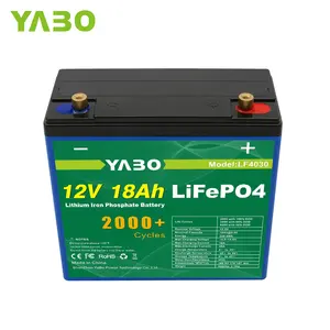 充電式ポータブル照明LiFePO412.8Vリチウムイオン12V18Ahバッテリー